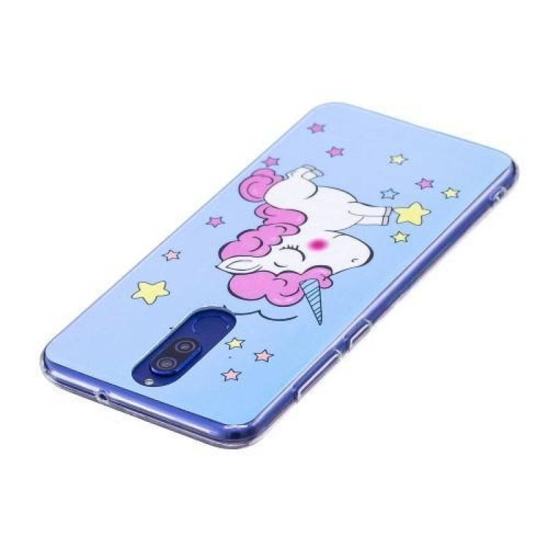 Lumin gelový obal na Huawei Mate 10 Lite - modrý jednorožec