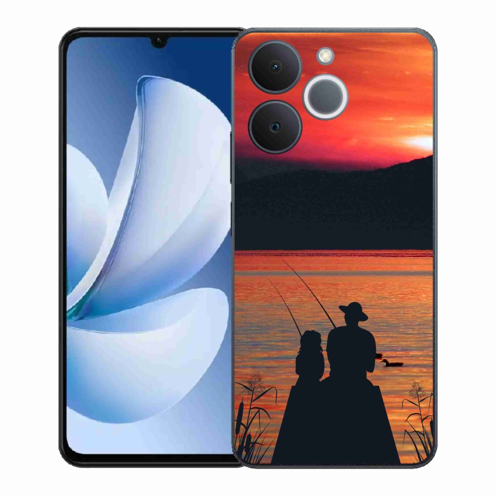 Gelový kryt mmCase na Realme Note 70T - rybaření 3