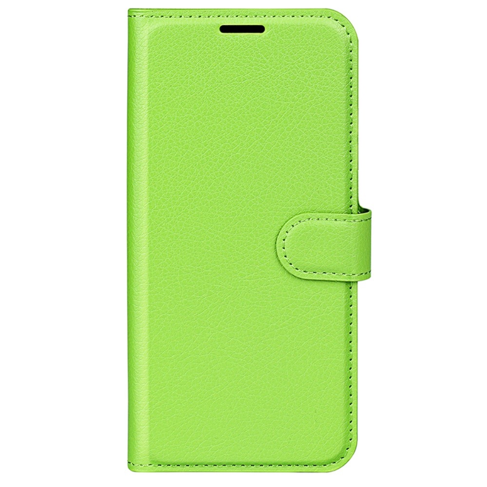 Litchi knížkové pouzdro na Xiaomi 14 Pro - zelené