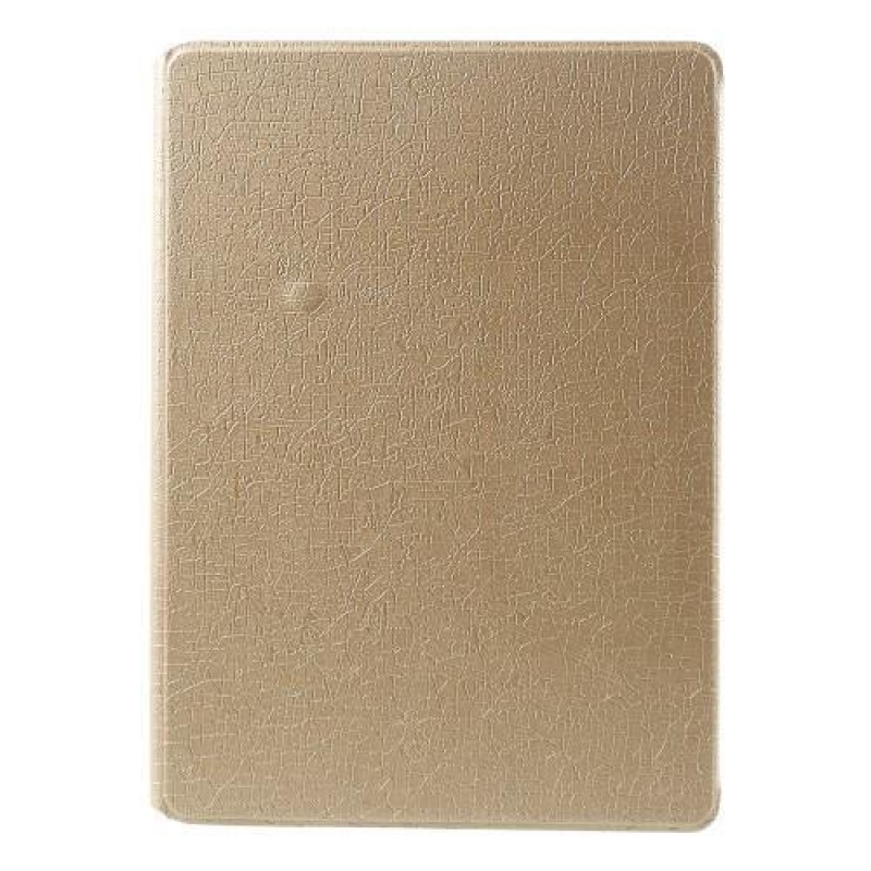 Luxy PU kožené pouzdro s texturou na iPad Air 2 - champagne
