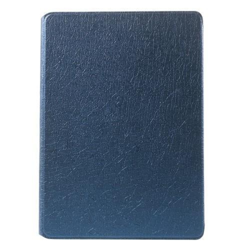 Luxy PU kožené pouzdro s texturou na iPad Air 2 - tmavěmodré