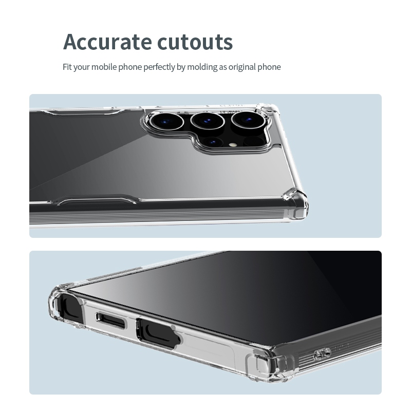 Nillkin Nature TPU PRO Kryt pro Samsung Galaxy S24 Ultra Transparent