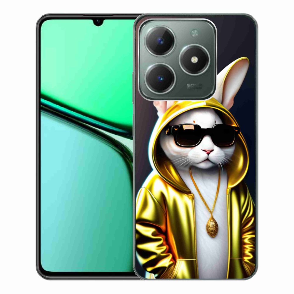 Gelový kryt mmCase na Realme C61 - kočka boss