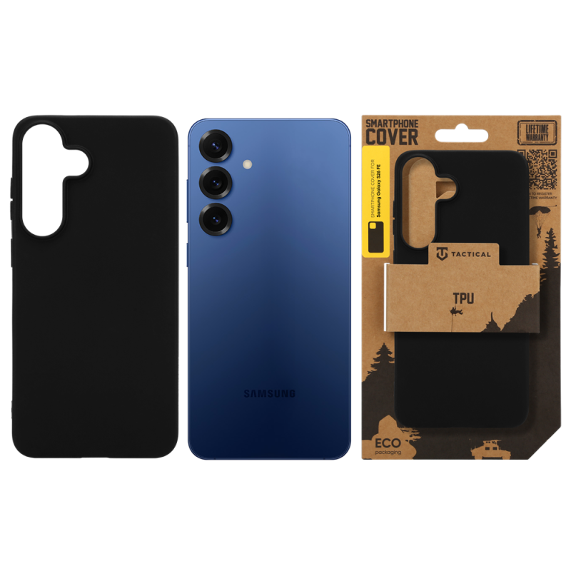 Tactical TPU Kryt pro Samsung Galaxy S26 FE Black
