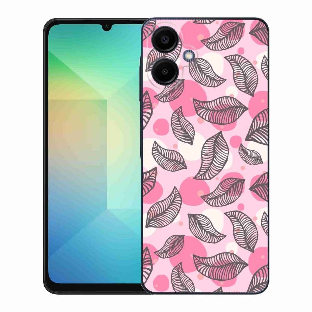 Gelový kryt mmCase na Samsung Galaxy A06 4G - kreslené padající listy