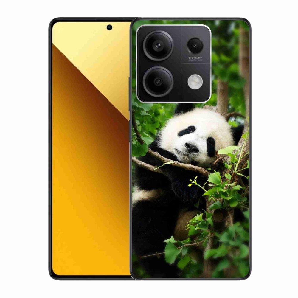 Gelový kryt mmCase na Xiaomi Redmi Note 13 5G - panda