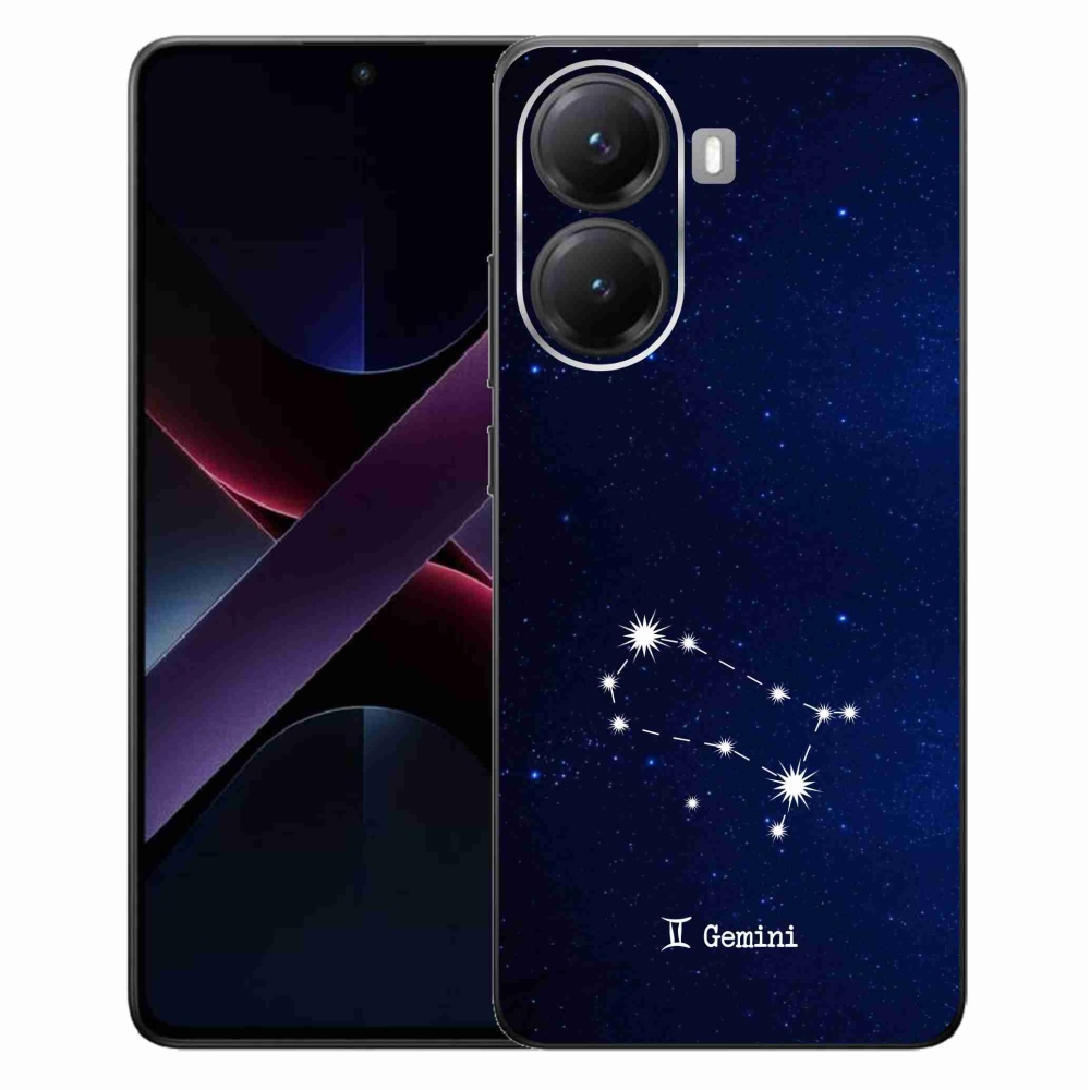 Gelový kryt mmCase na Xiaomi Poco X7 Pro 5G - souhvězdí Blíženců