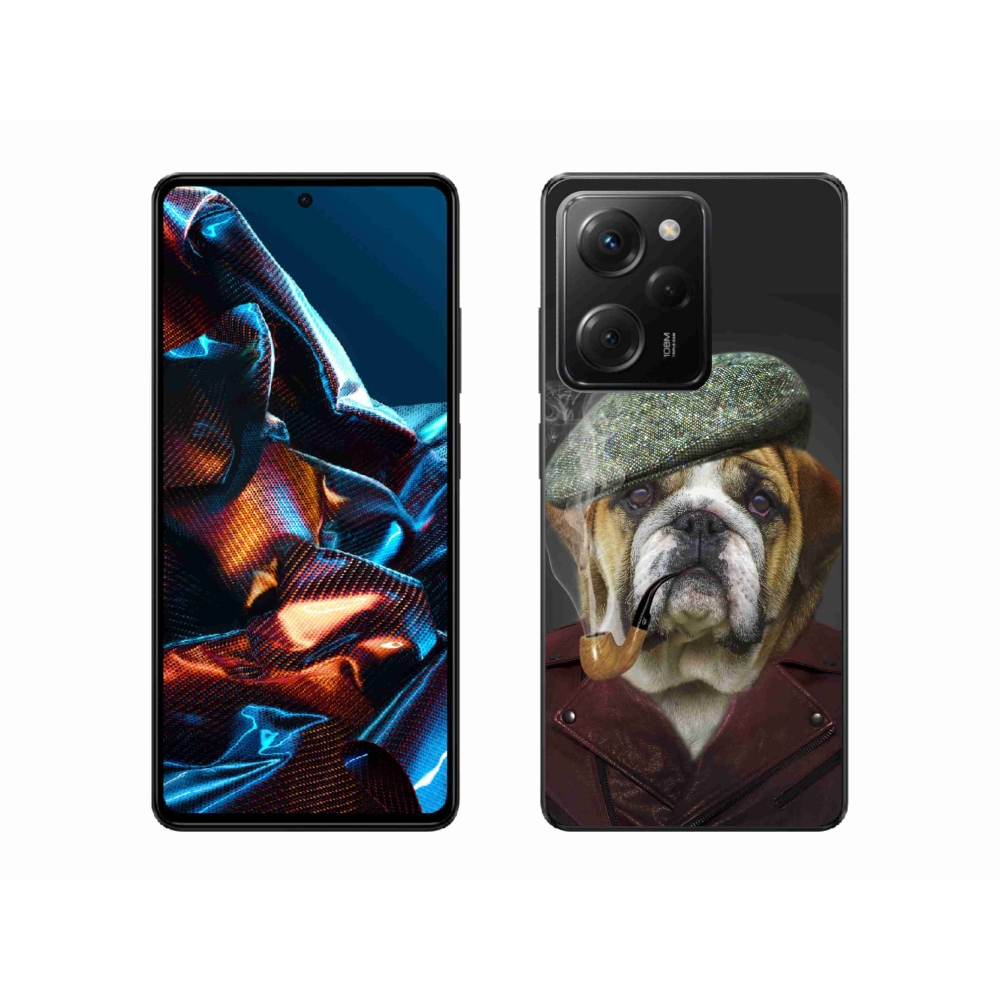 Gelový kryt mmCase na Xiaomi Poco X5 Pro 5G - pes s fajfkou