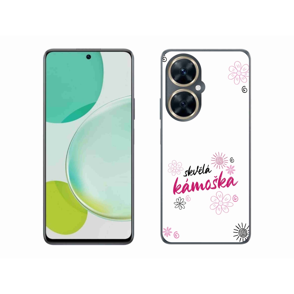Gelový kryt mmCase na Huawei Nova 11i - skvělá kámoška bílé pozadí