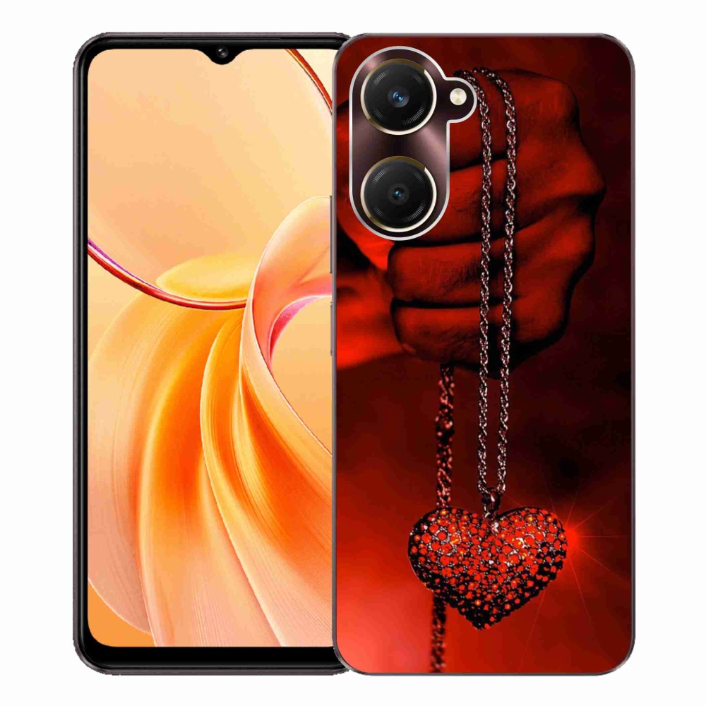 Gelový kryt mmCase na Vivo Y28s 5G - náhrdelník