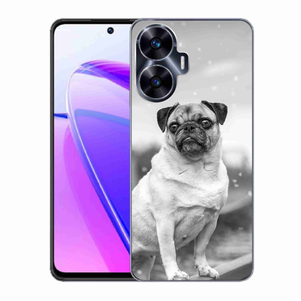 Gelový obal mmCase na Realme C55 - mops