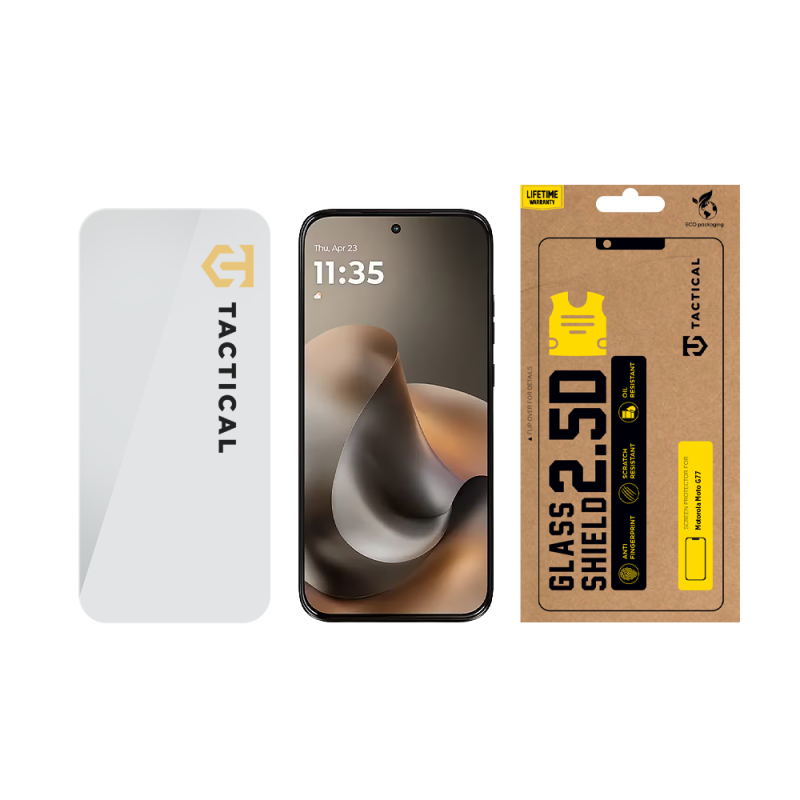 Tactical Glass Shield 2.5D sklo pro Motorola Moto G77 Clear