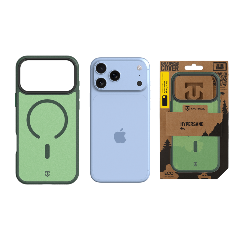 Tactical MagForce Hypersand Kryt pro Apple iPhone 18 Pro/17 Pro Forest Green
