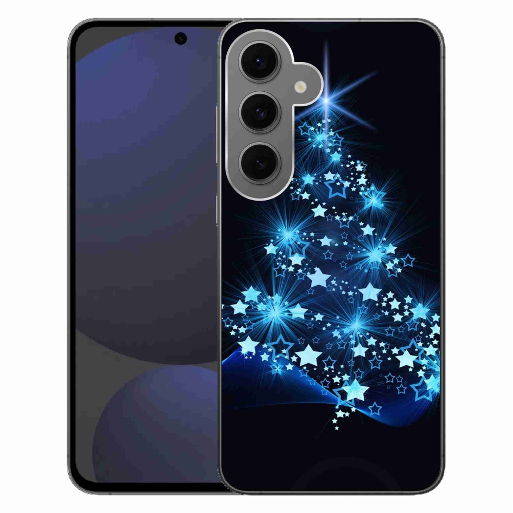 Gelový kryt mmCase na Samsung Galaxy S24 FE - vánoční stromek