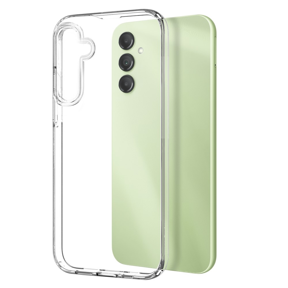 NORTHJO průhledný gelový obal + tvrzené sklo na Samsung Galaxy A14 4G/5G - průhledný
