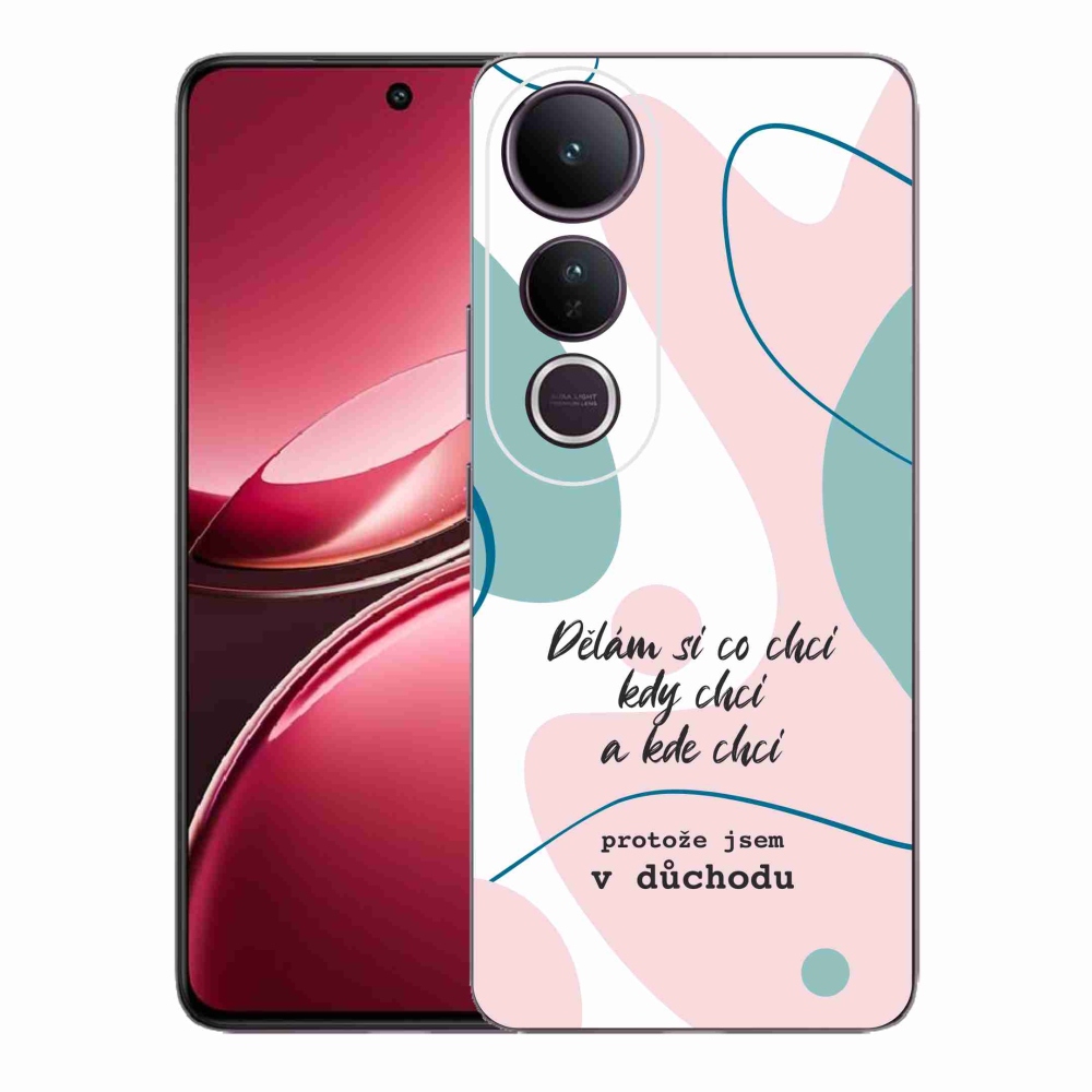 Gelový kryt mmCase na Vivo V50 Lite 4G/5G - vtipný text 10 bílé pozadí