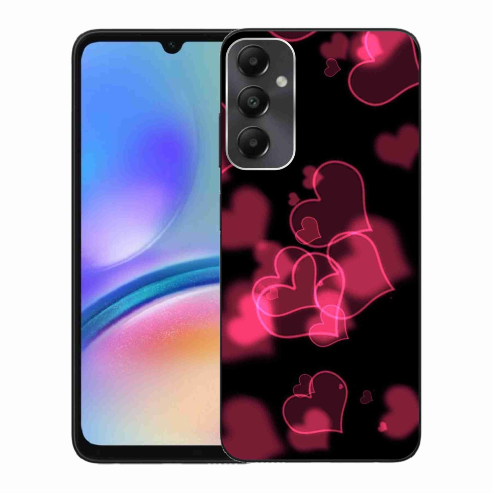 Gelový kryt mmCase na Samsung Galaxy A05s - červená srdíčka