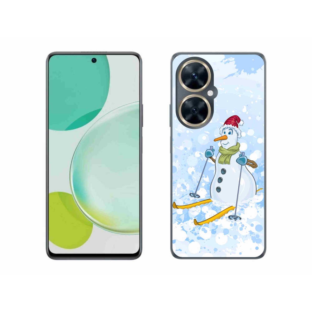 Gelový kryt mmCase na Huawei Nova 11i - sněhulák