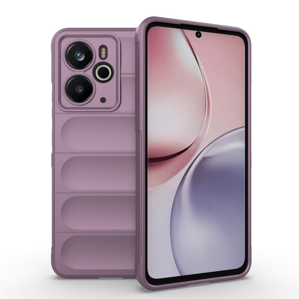 Rugg odolný gelový obal na Realme 14 5G - světlefialový