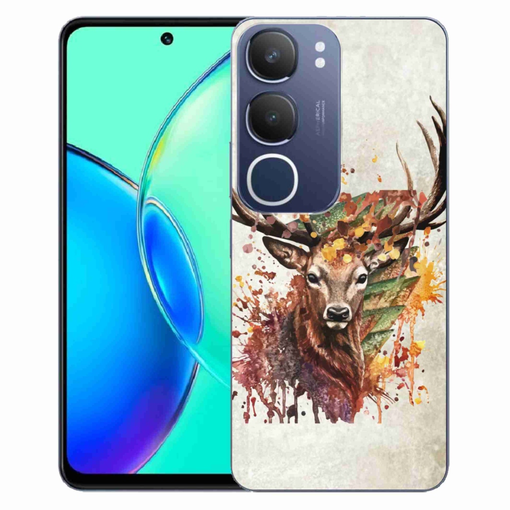Gelový kryt mmCase na Vivo Y19s - jelen 1
