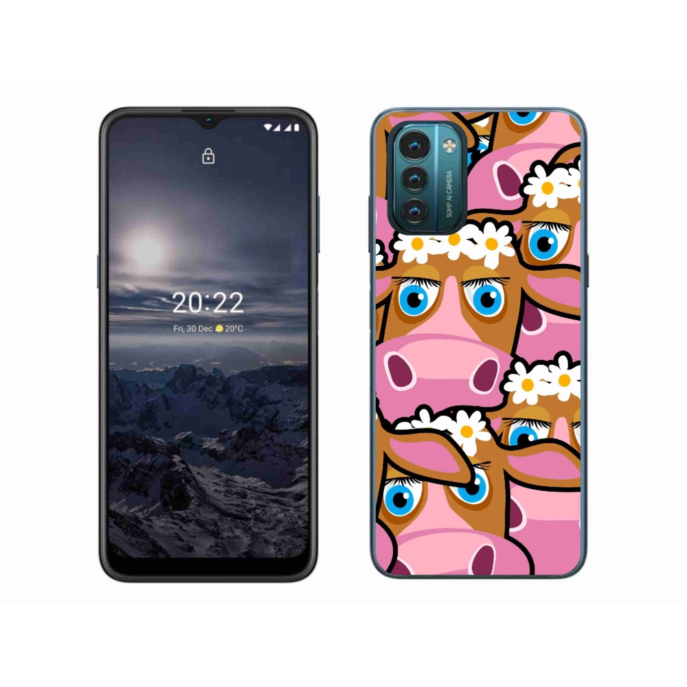 Gelový kryt mmCase na Nokia G11/G21 - kreslené kravičky