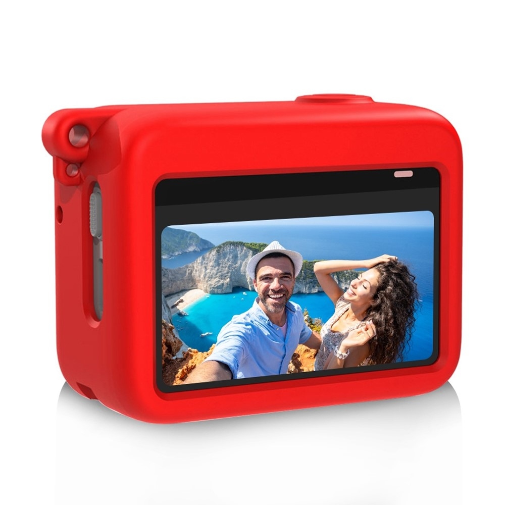 Silikonový ochranný obal PULUZ pro nabíjecí pouzdro Insta360 GO 3 / GO 3S – červený