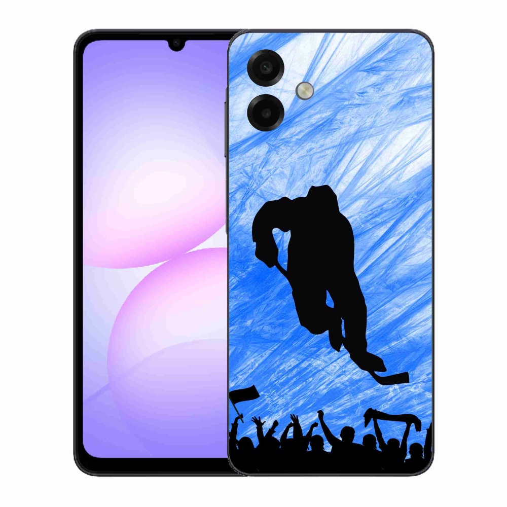 Gelový kryt mmCase na Samsung Galaxy A07 4G - hokejový hráč