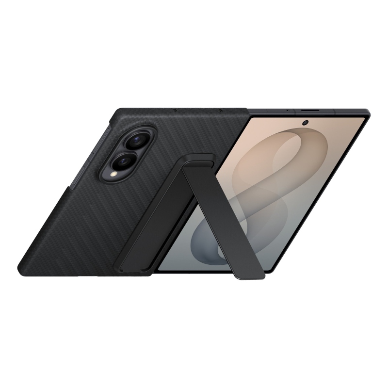 EF-XF971SBE Samsung Carbon Standing Kryt pro Galaxy Z Fold 8 Black