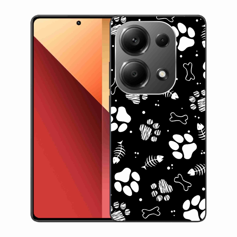 Gelový kryt mmCase na Xiaomi Redmi Note 13 Pro 4G/Poco M6 Pro - psí tlapky