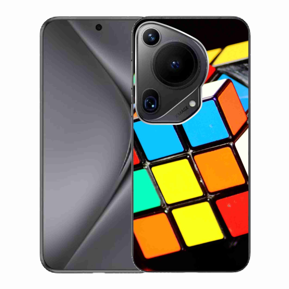 Gelový obal mmCase na Huawei Pura 70 Ultra - rubikova kostka