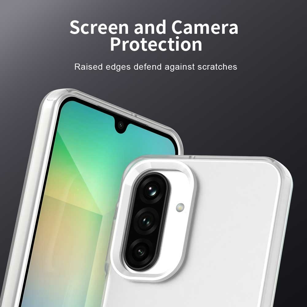 Candy matný gelový obal na Samsung Galaxy A26 5G - bílý