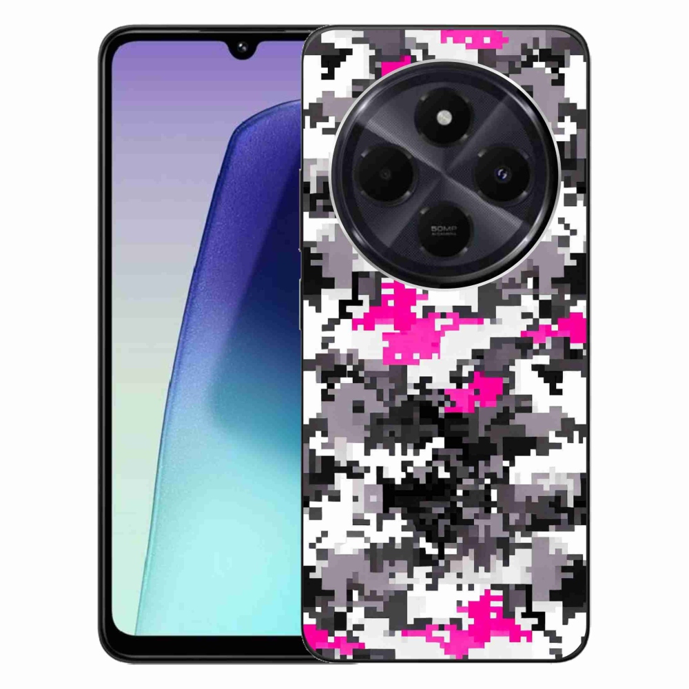 Gelový kryt mmCase na Xiaomi Redmi 14C/Poco C75 - maskáčový vzor 4