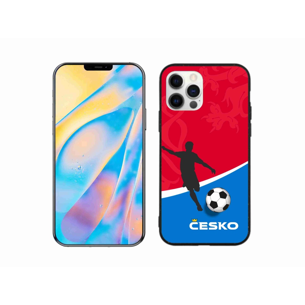 Gelový kryt mmCase na iPhone 12 - fotbal Česko