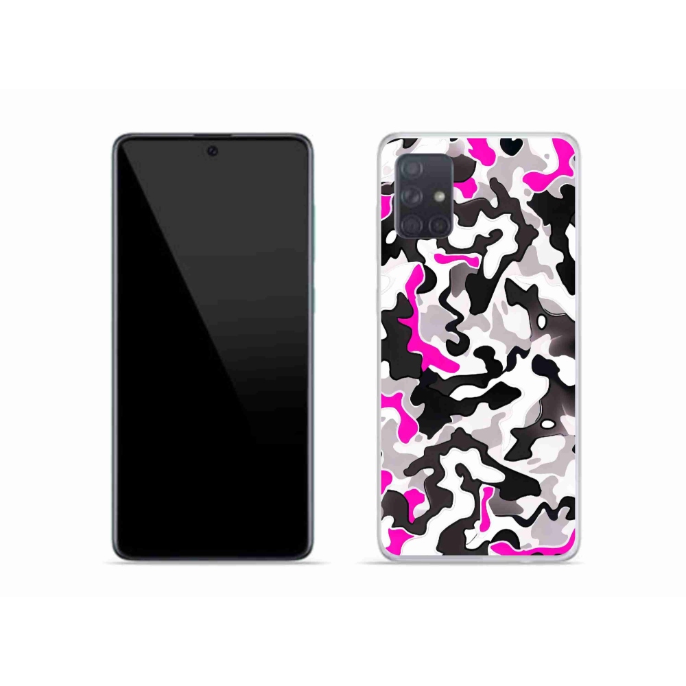 Gelový kryt mmCase na Samsung Galaxy A51 - maskáčový vzor 5