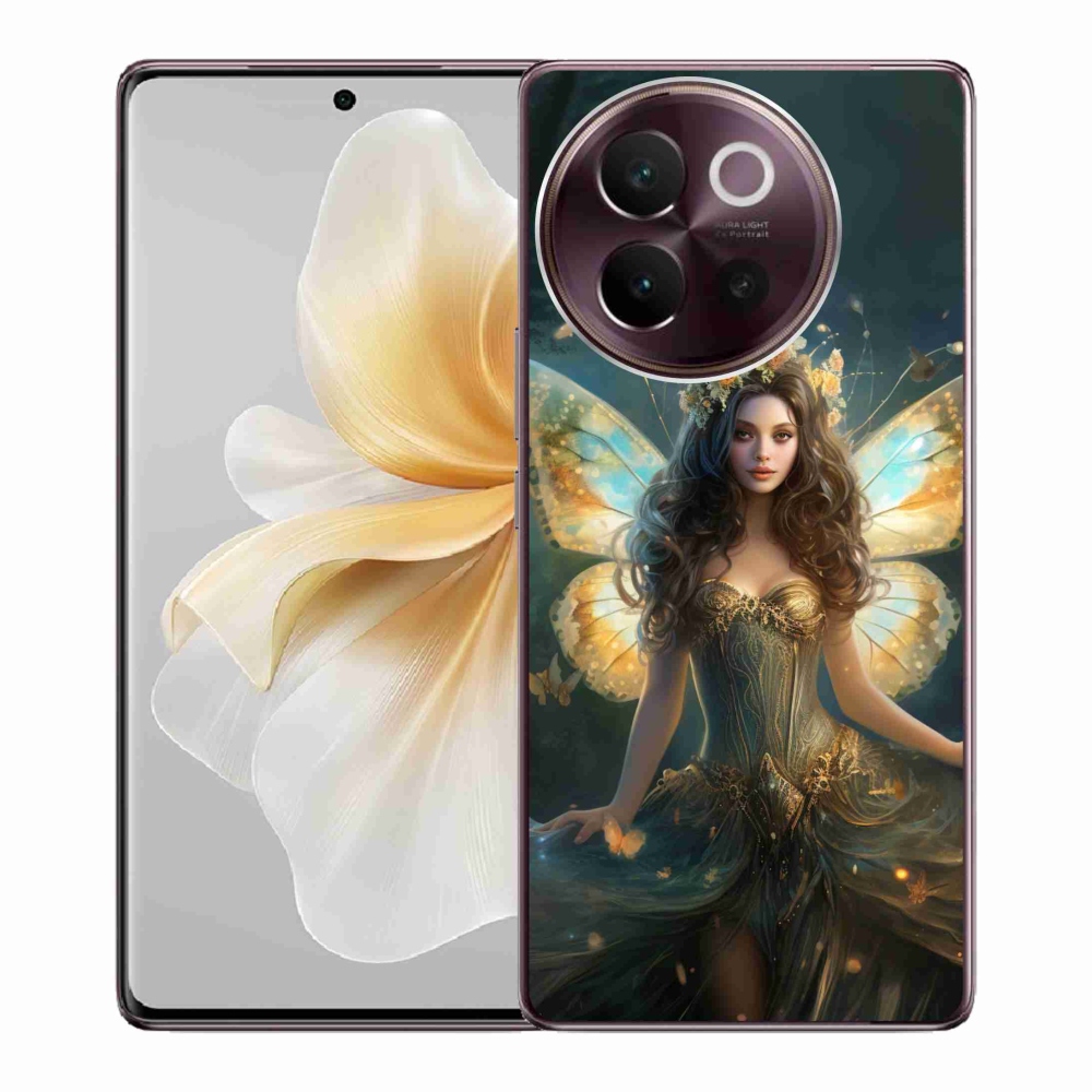 Gelový kryt mmCase na Vivo V40 Lite 5G - motýlí žena