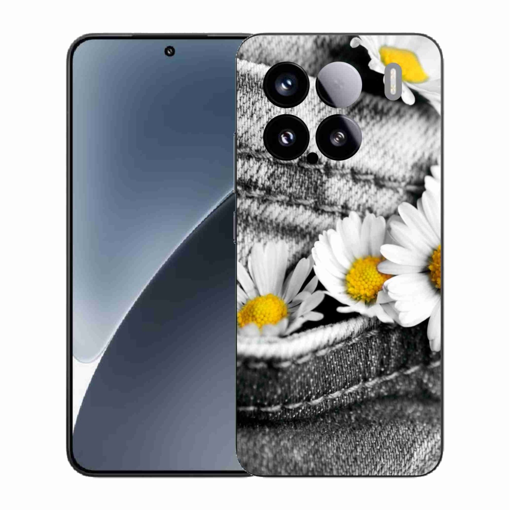 Gelový kryt mmCase na Xiaomi 15 - kopretiny