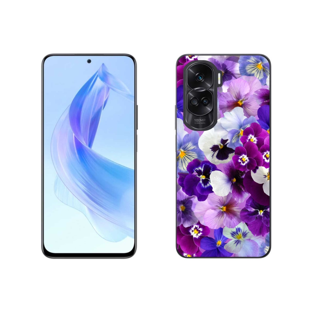 Gelový kryt mmCase na Honor 90 Lite - květiny 9