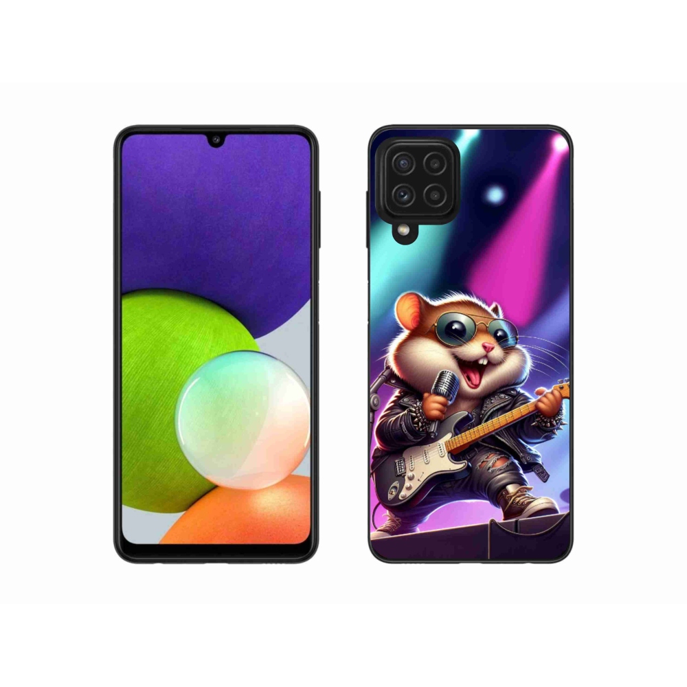 Gelový kryt mmCase na Samsung Galaxy A22 4G - křeček rocker