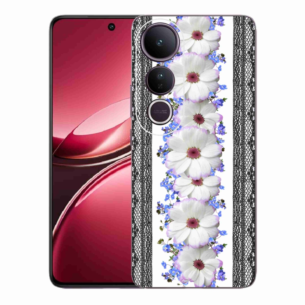 Gelový kryt mmCase na Vivo V50 Lite 4G/5G - květiny 8