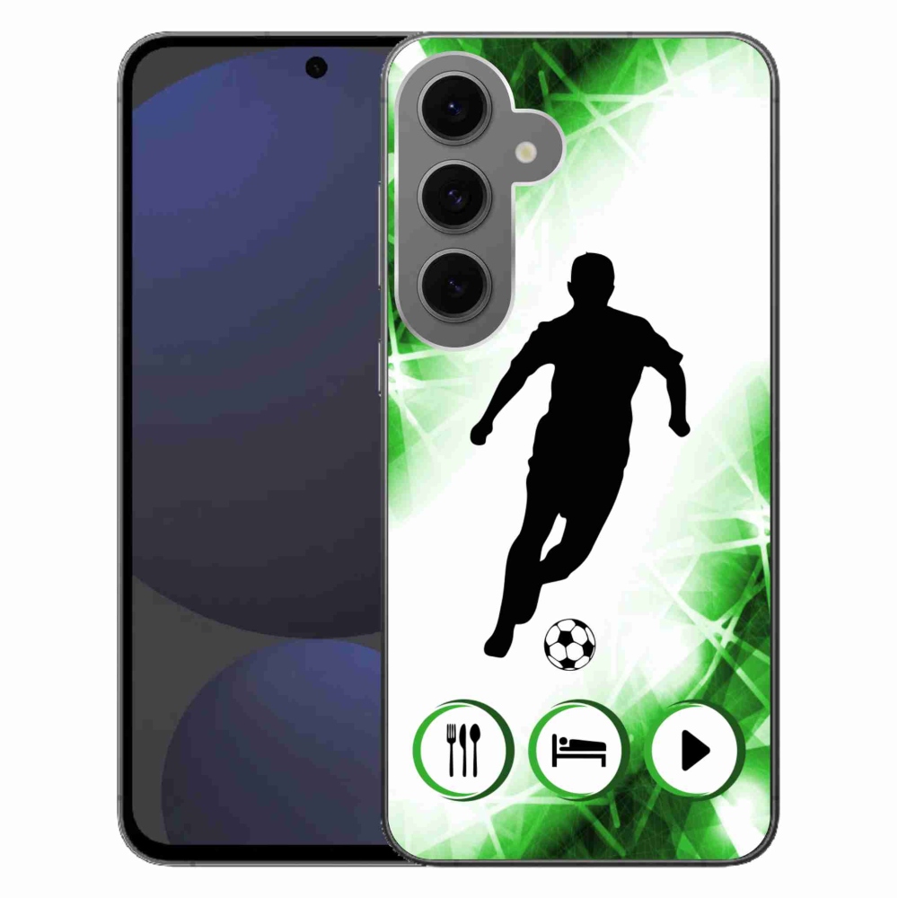 Gelový kryt mmCase na Samsung Galaxy S24 FE - fotbalista