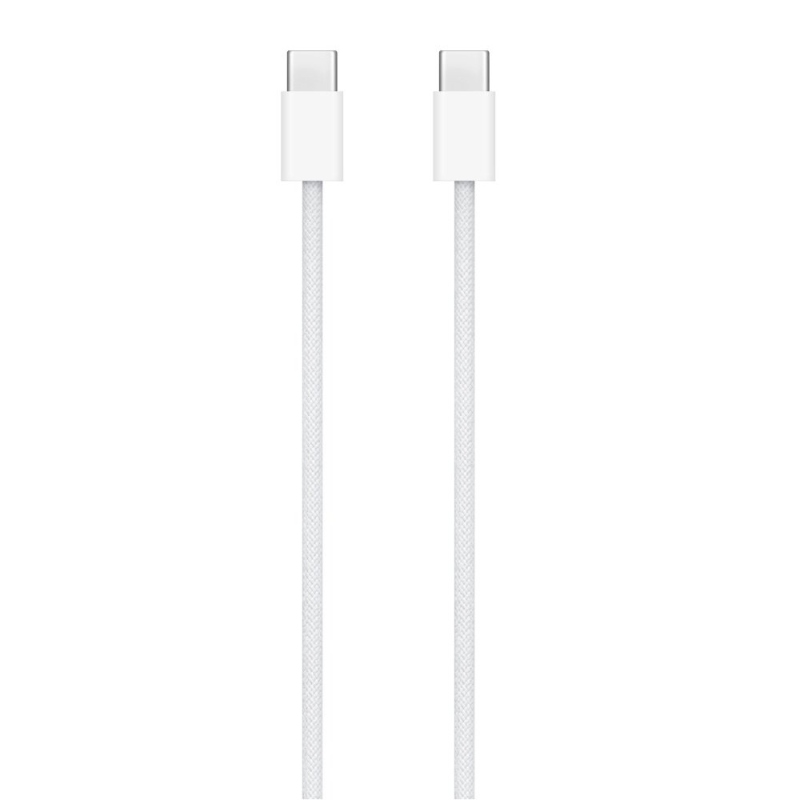 MM093ZM/A iPhone USB-C/USB-C 60W Pletený Datový Kabel 1m White (Bulk)