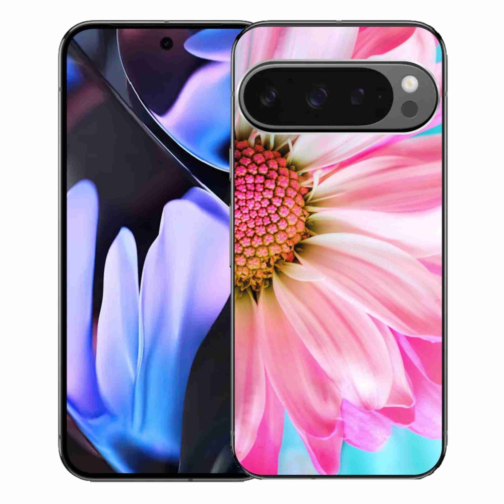 Gelový kryt mmCase na Google Pixel 9 Pro XL - růžová květina