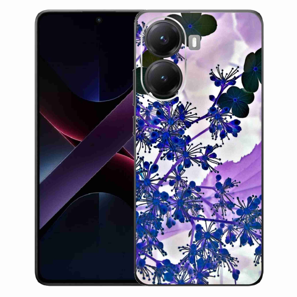 Gelový kryt mmCase na Xiaomi Poco X7 Pro 5G - květ hortenzie