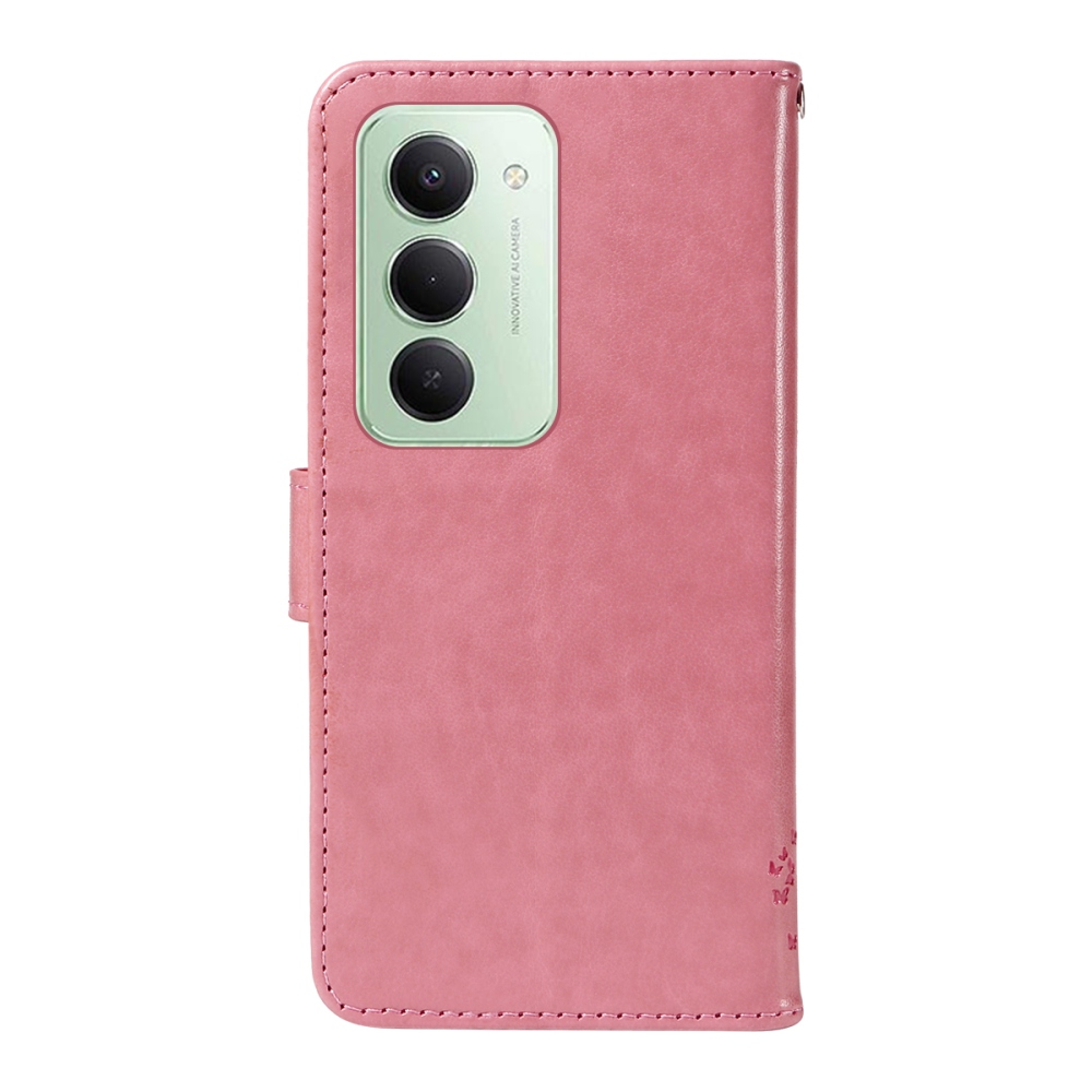 Trees knížkové pouzdro na Xiaomi Redmi 15 4G (171mm) - růžové