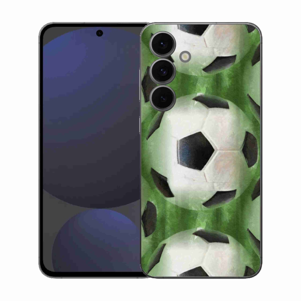 Gelový kryt mmCase na Samsung Galaxy S25 FE - fotbalový míč