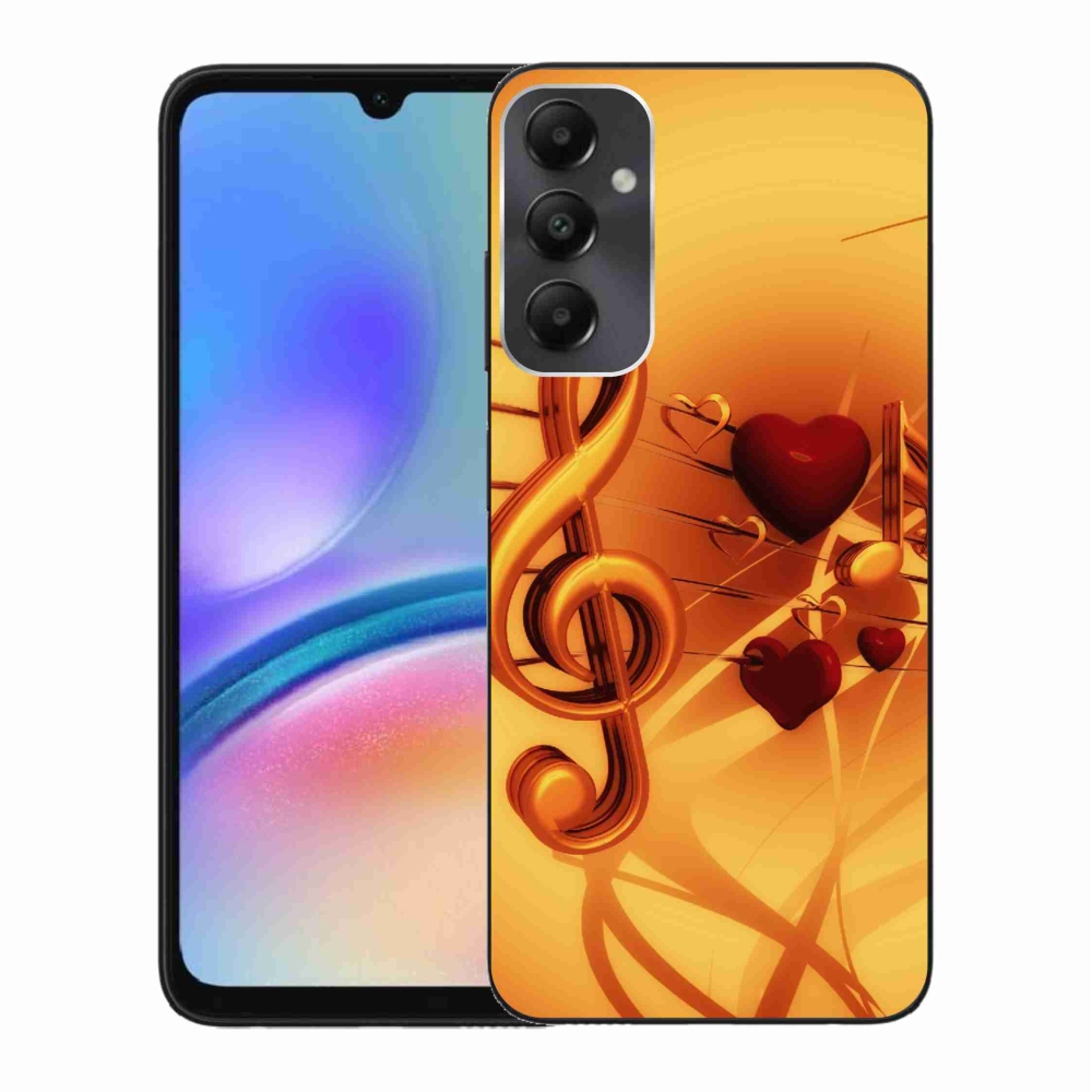 Gelový kryt mmCase na Samsung Galaxy A05s - noty