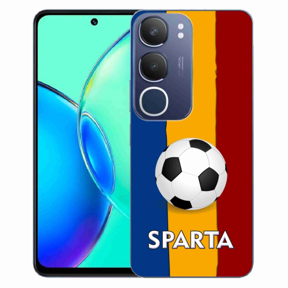 Gelový kryt mmCase na Vivo Y19s - fotbal 1