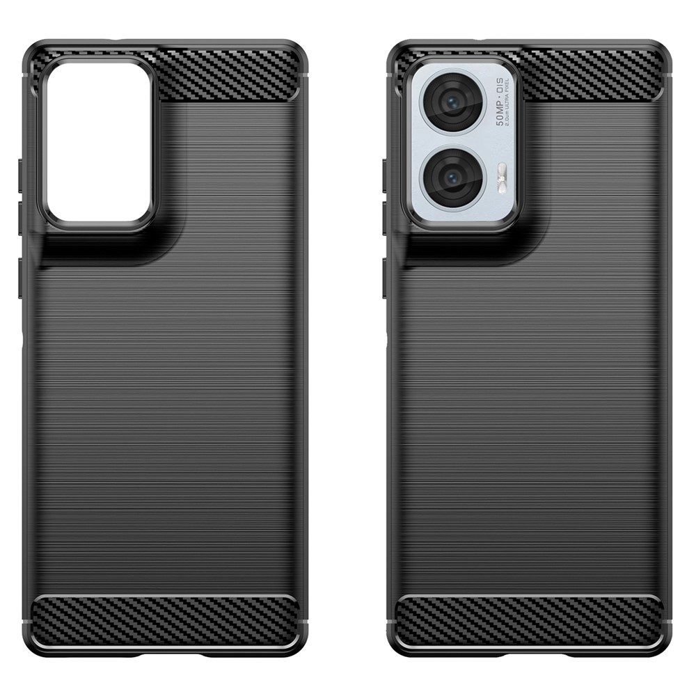 Carbon odolný gelový obal na Motorola Moto G85 5G - černý