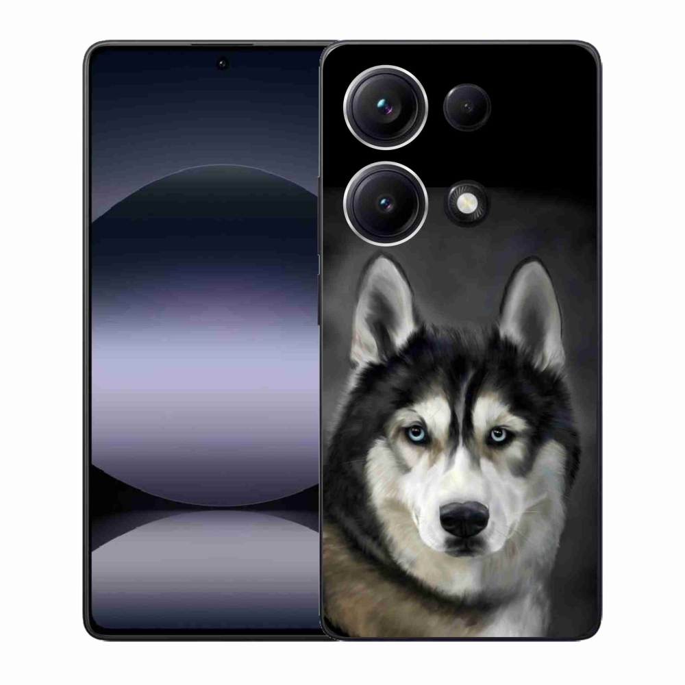 Gelový kryt mmCase na Xiaomi Redmi Note 14S - husky