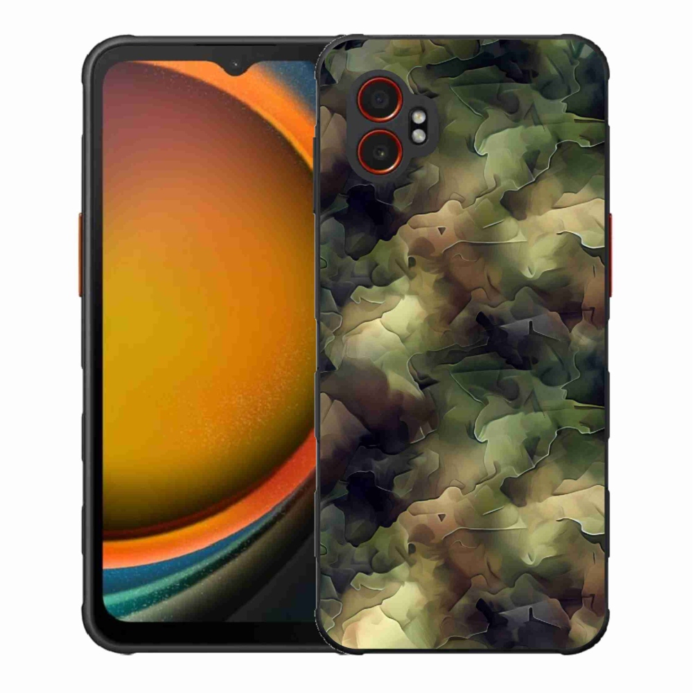 Gelový kryt mmCase na Samsung Galaxy Xcover 7 Pro - maskáčový vzor 10